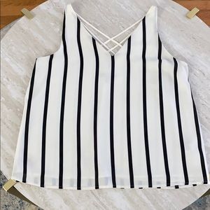 Express striped tank top